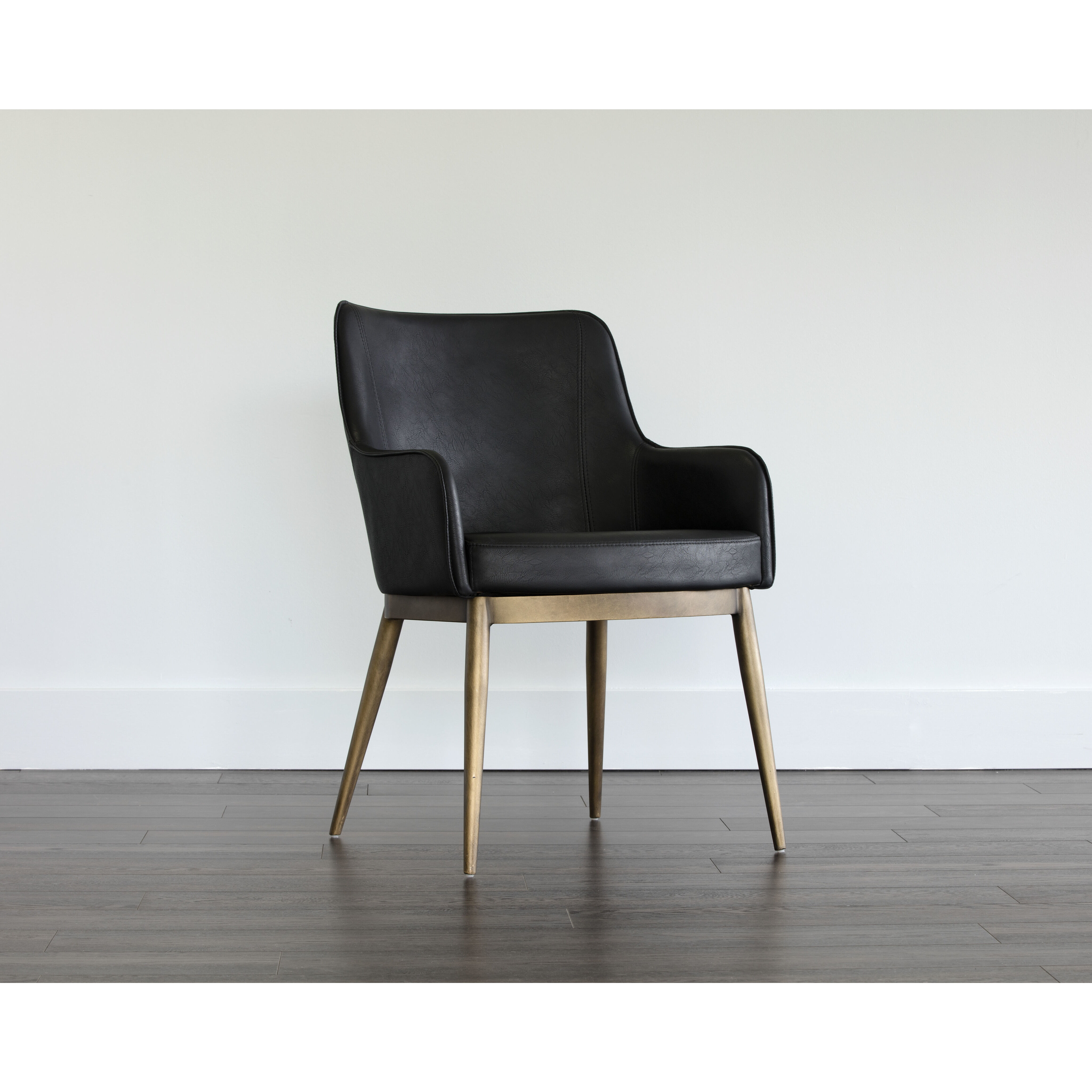 Franklin Vintage Black Dining Armchair